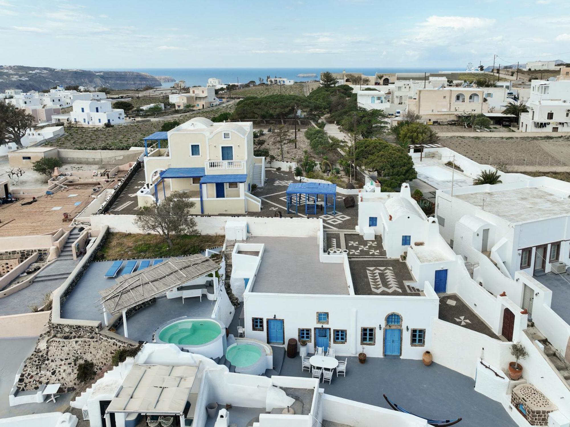 Simantiri Private Villa Megalochori  Exterior foto